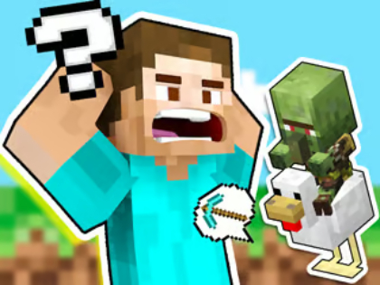 Игра Детски квиз: Погодете го гласот на Minecraft  онлајн