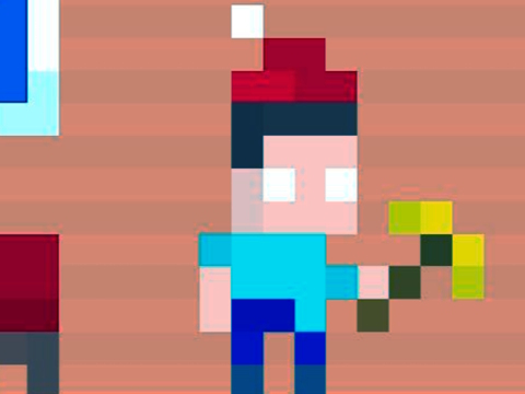Игра Minicraft Winterblock онлајн