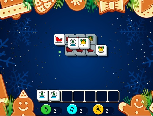 Игра Божиќни подароци Mahjong  онлајн