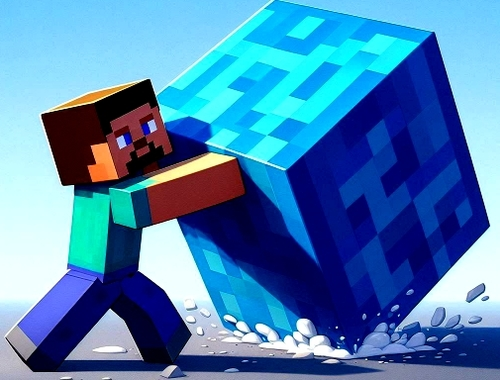 Игра MineBlocks 3D лавиринт  онлајн