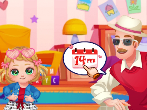 Игра Бебе Кети ЕП43: Ден на loveубовта  онлајн