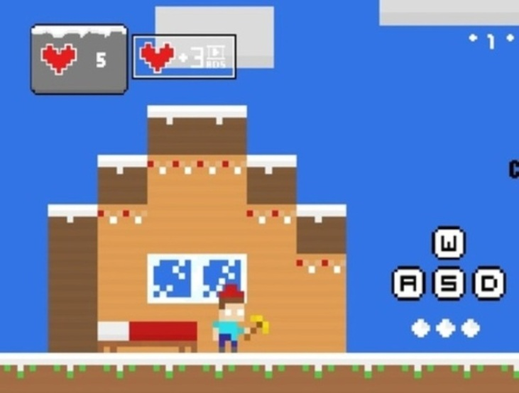 Игра Minicraft Winterblock онлајн