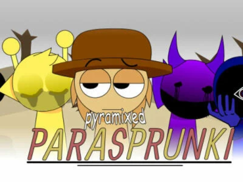 Игра Parasprunki пирамик  онлајн