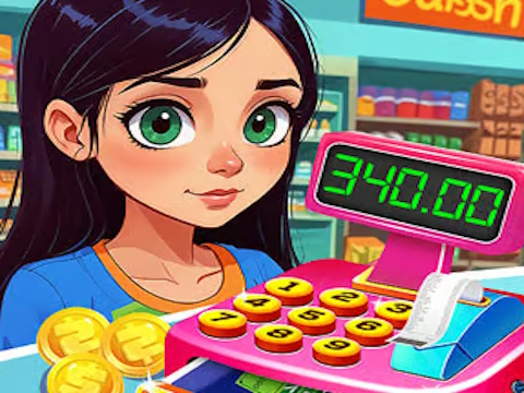 Игра Купување супермаркети за деца  онлајн
