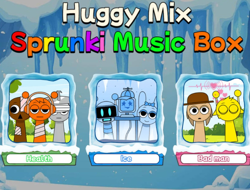 Игра Huggy Mix Sprunki Music Box онлајн