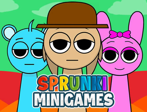 Игра Sprunki мини игри  онлајн