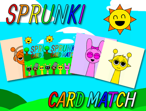 Игра Натпревар за мемориски картички Sprunki  онлајн