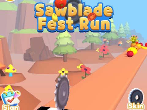 Игра Sawblade Fest Run онлајн