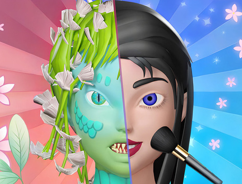 Игра Monster Makeup 3D онлајн