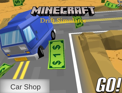Игра Симулатор на Minecraft Drift  онлајн