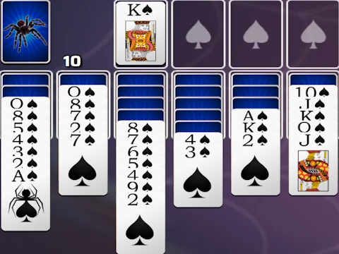 Игра Spades Spider Solitaire онлајн