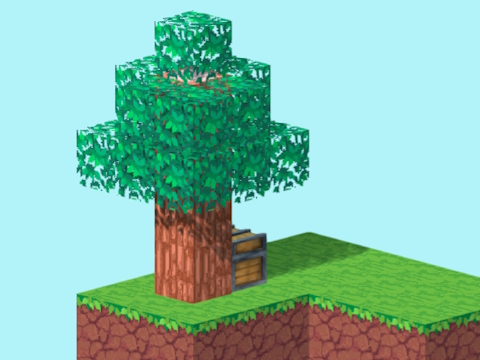 Игра Skyblock 3D: Опстанок  онлајн