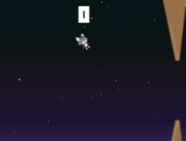 Игра Flappy мачка крајната авантура  онлајн