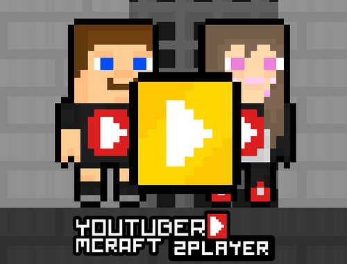 Игра YouTuber Minecraft 2 Player  онлајн