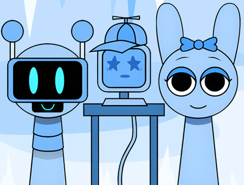Игра Huggy Mix Sprunki Music Box  онлајн