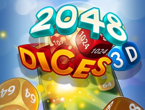 Игра DICES 2048 3D  онлајн