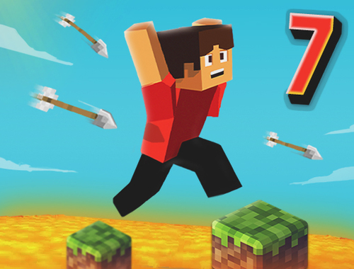 Игра Паркур Блок 7  онлајн