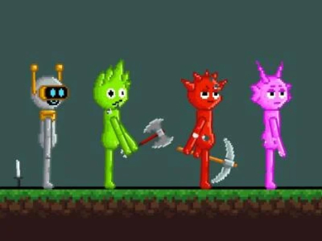 Игра Sprunki Sandbox: режим на игралиште Ragdoll  онлајн
