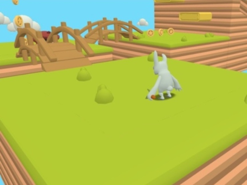 Игра Bunny Coin Hop  онлајн