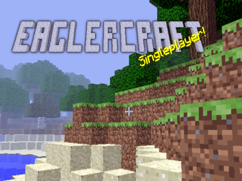 Игра Едно играч на Eaglercraft!  онлајн