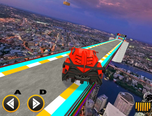 Игра Мега рампи за игри со автомобили 3D  онлајн