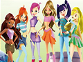 Игра Колекција на загатки Winx Club  онлајн