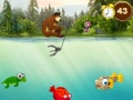 Игра Маша и мечка: риболов  онлајн