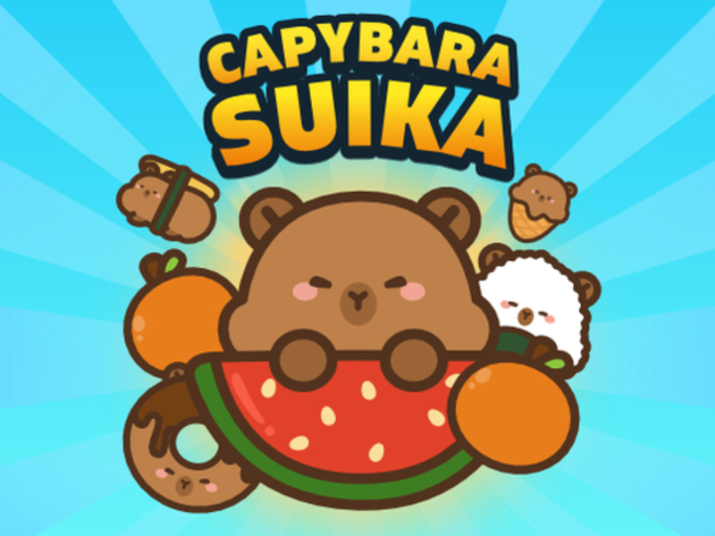 Игра Капибара: лубеница онлајн