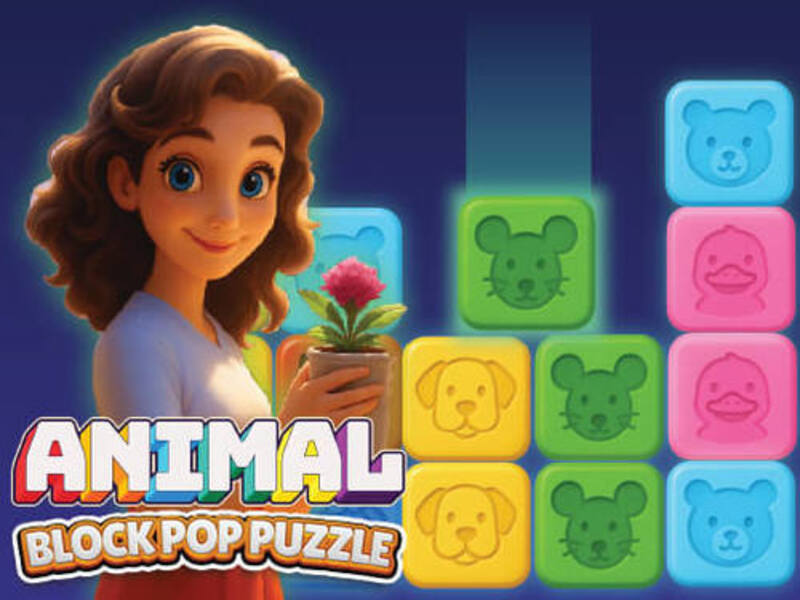 Игра Animивотни: Блок загатка онлајн