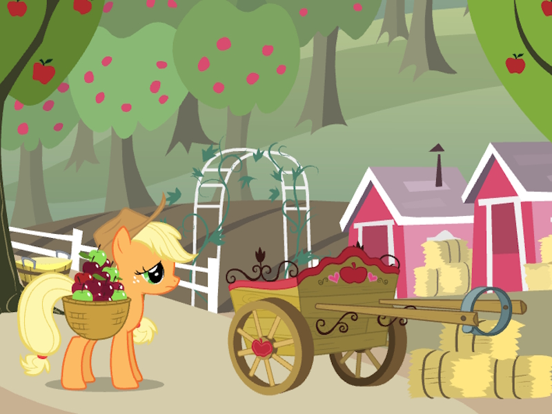 Игра Моето мало пони: Јаболот на јаболка од Applejack онлајн