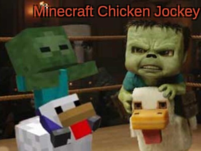 Игра Minecraft: Пилешко џокеј онлајн